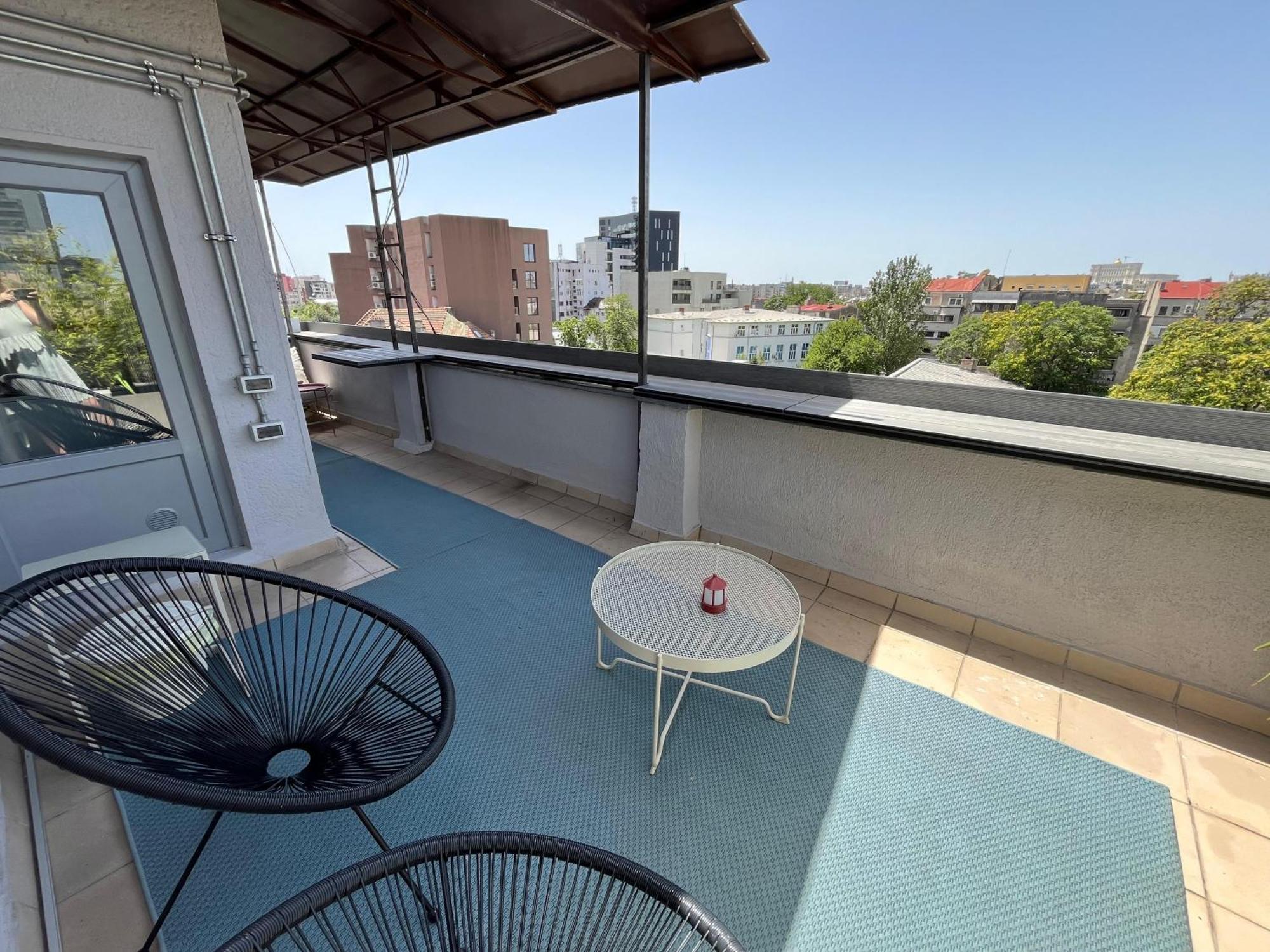 Terrace View Downtown Studio Bucureşti Ngoại thất bức ảnh