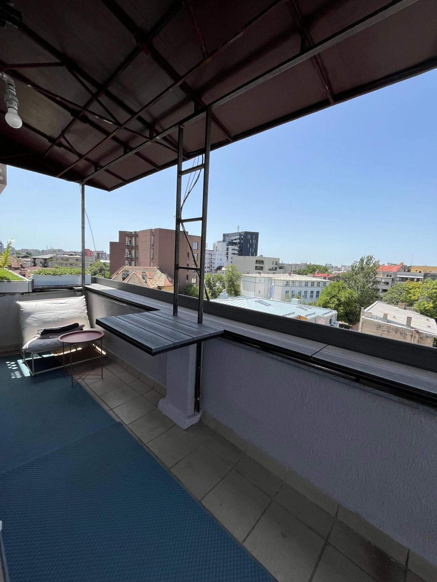 Terrace View Downtown Studio Bucureşti Ngoại thất bức ảnh